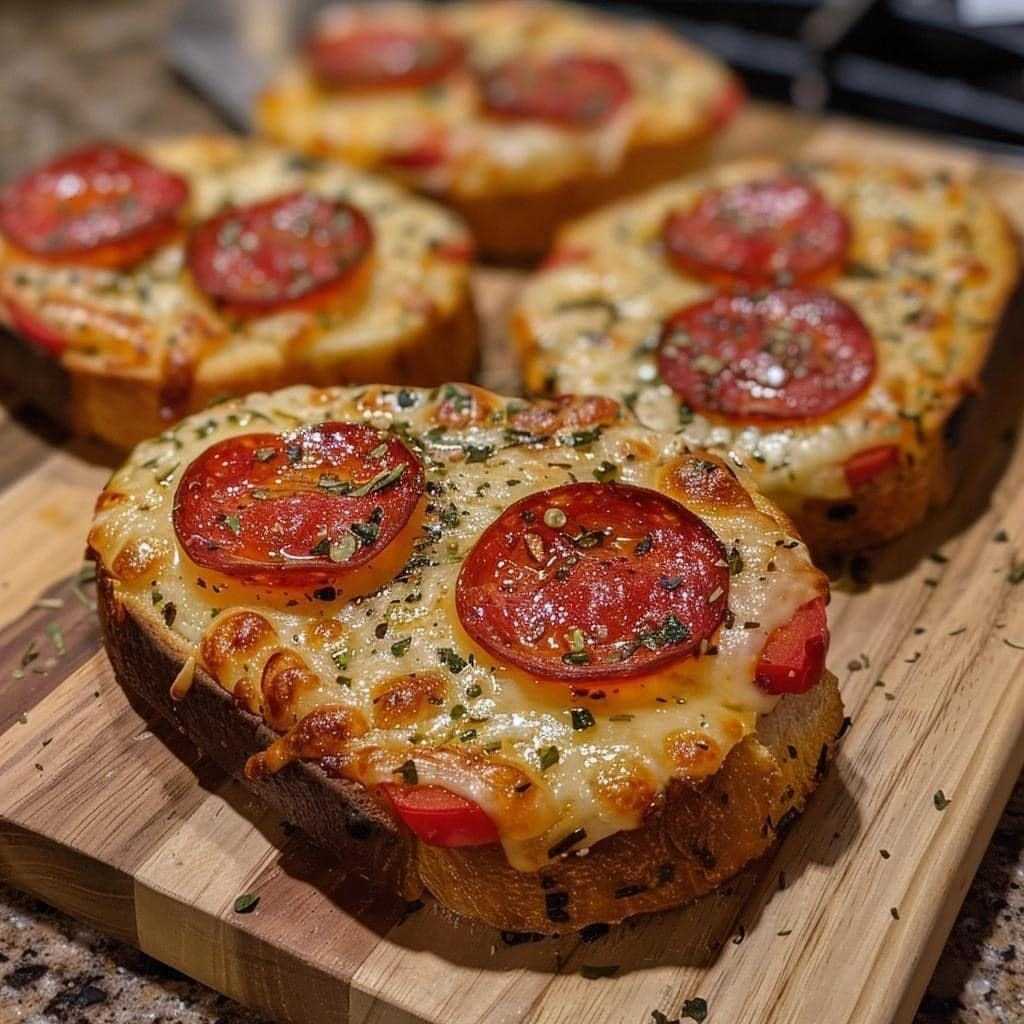 Garlic Bread Pizza