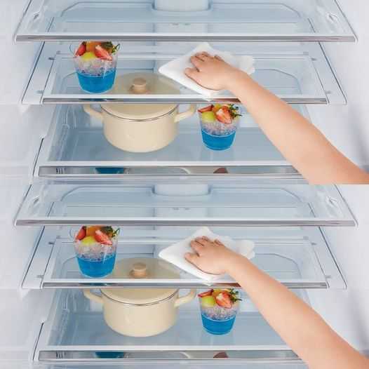 Shiny fridge shelves, no vinegar needed – go find this ingredient in the kitchen