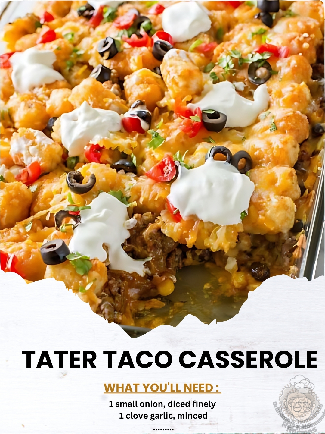 TATER TACO CASSEROLE