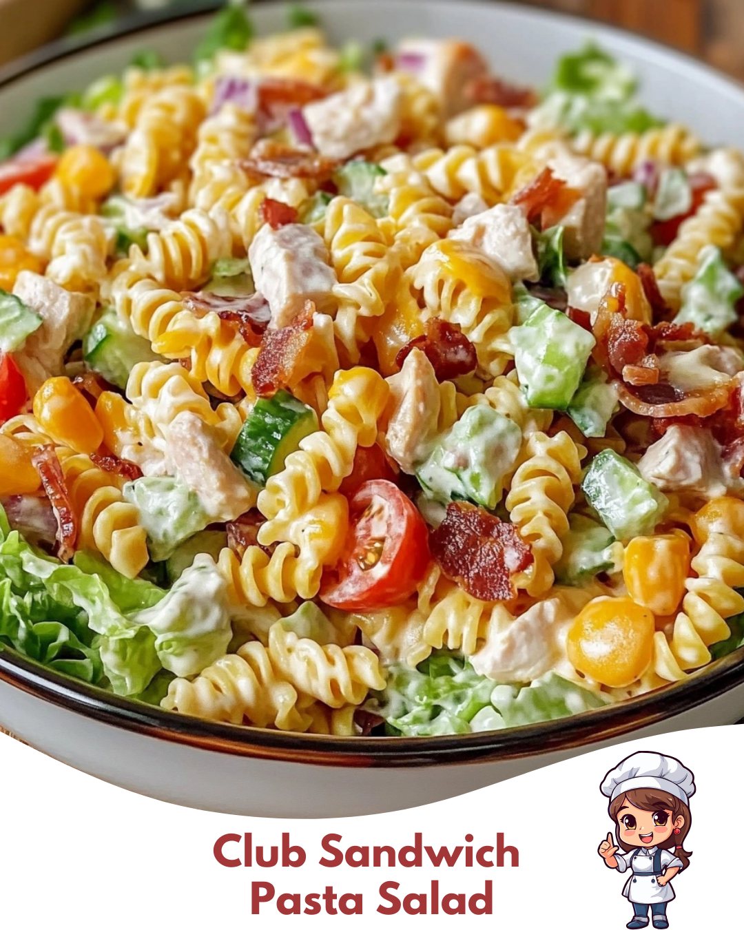 Club Sandwich Pasta Salad