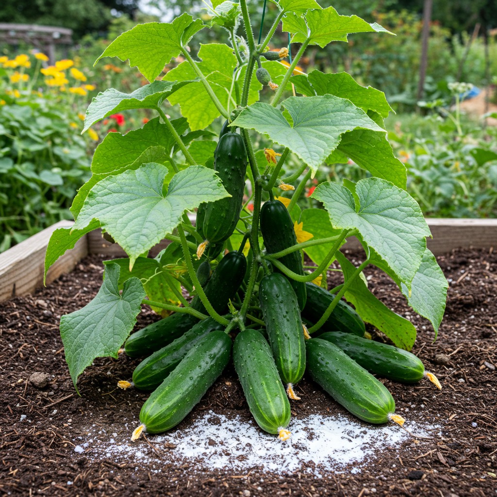 I watered the cucumbers with this and 50 buckets of cucumbers grew overnight, you will collect the