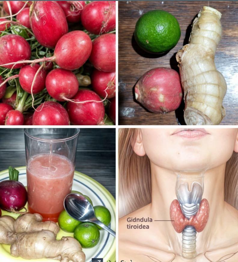 “Fights thyroid problems naturally: the powerful blend of radishes, ginger and honey”
