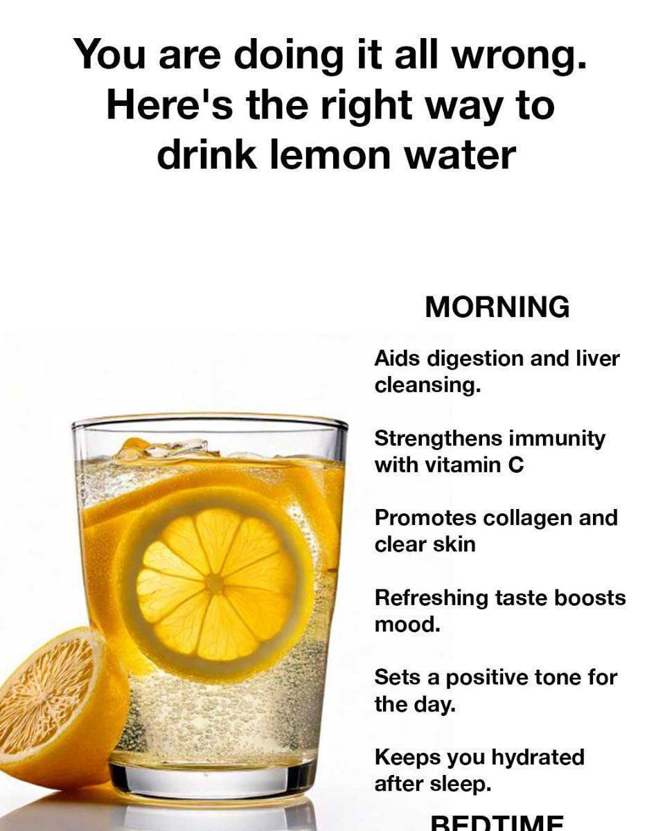 The Right Way to Drink Lemon Water