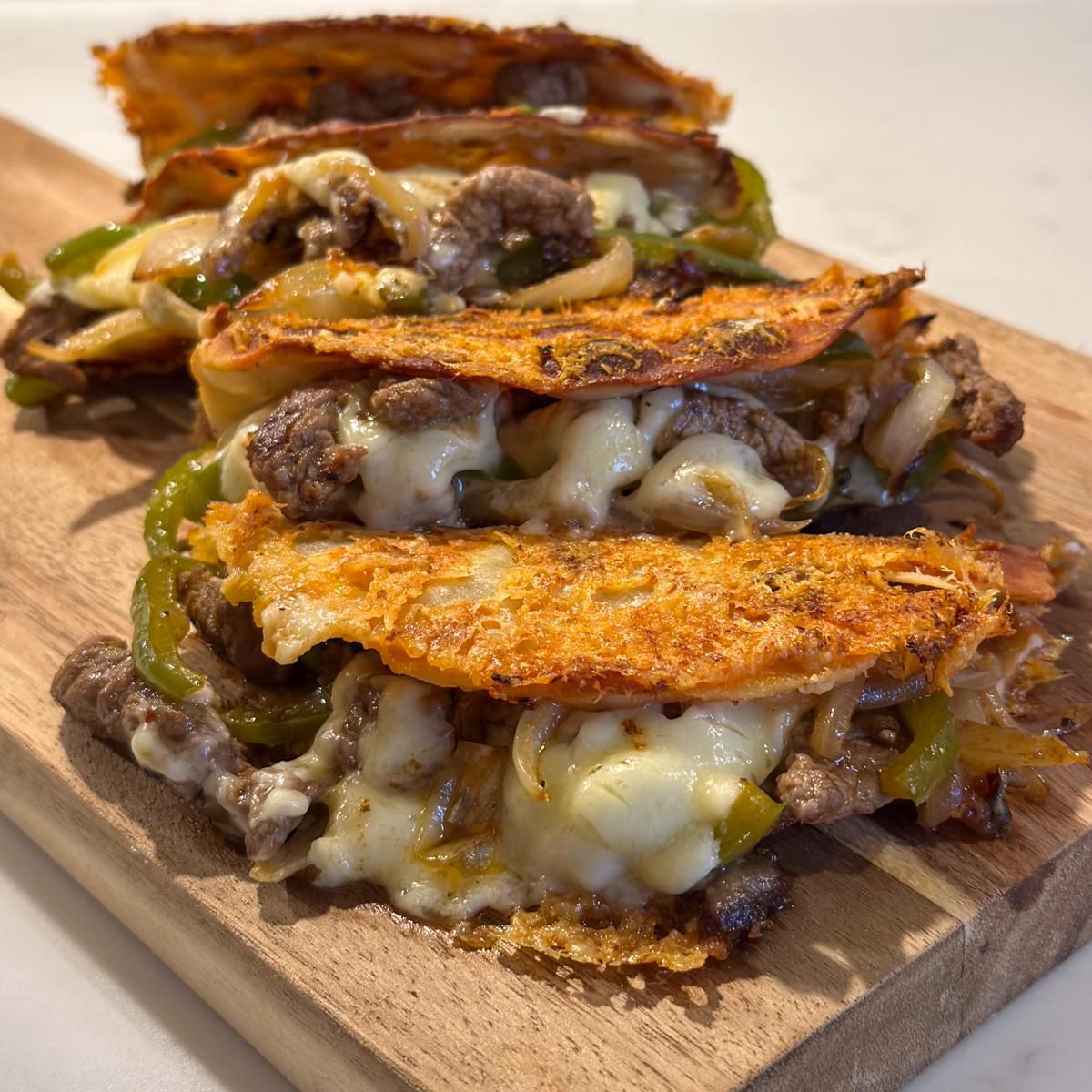 Cheesy Steak Tacos