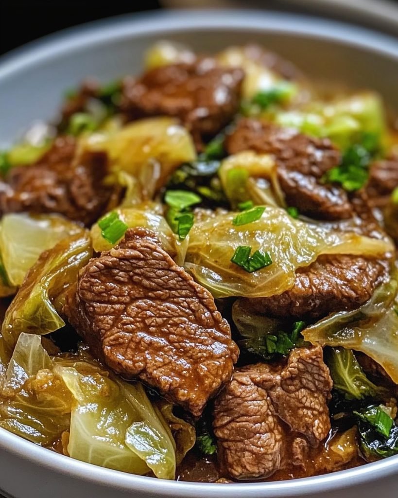 Beef and Cabbage Delight