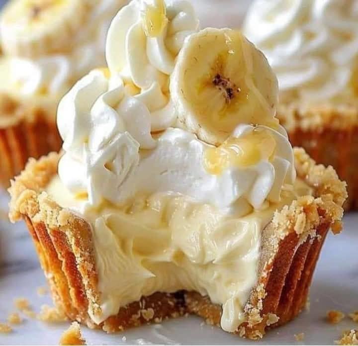 Banana Cream Pie Cupcakes