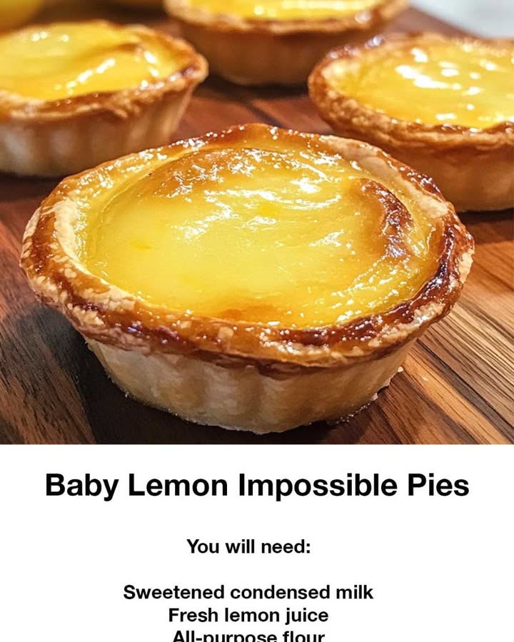 These Baby Lemon Impossible Pies turned out so beautiful! Will make these again!