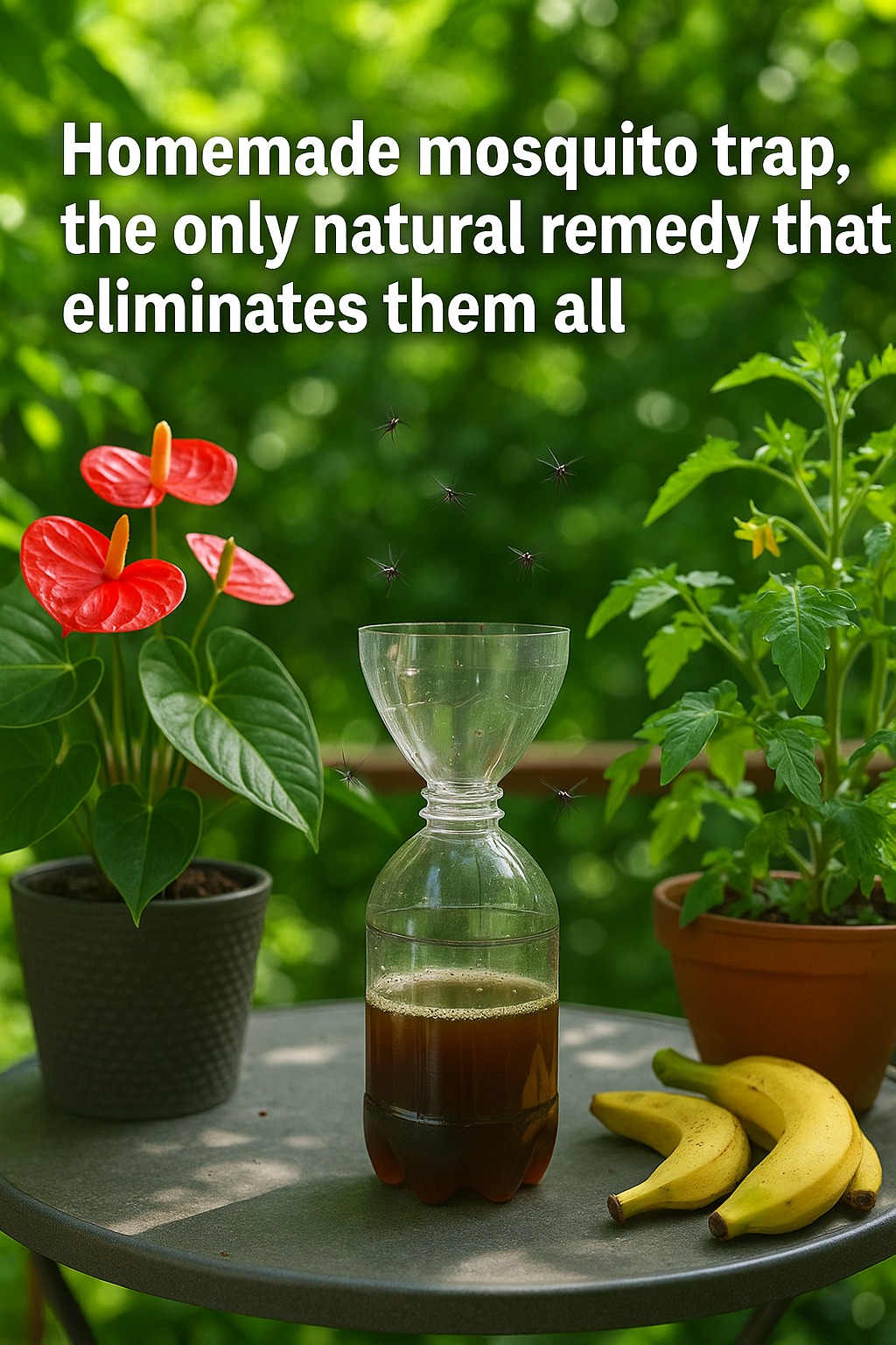 Homemade mosquito trap, the only natural remedy that eliminates them all