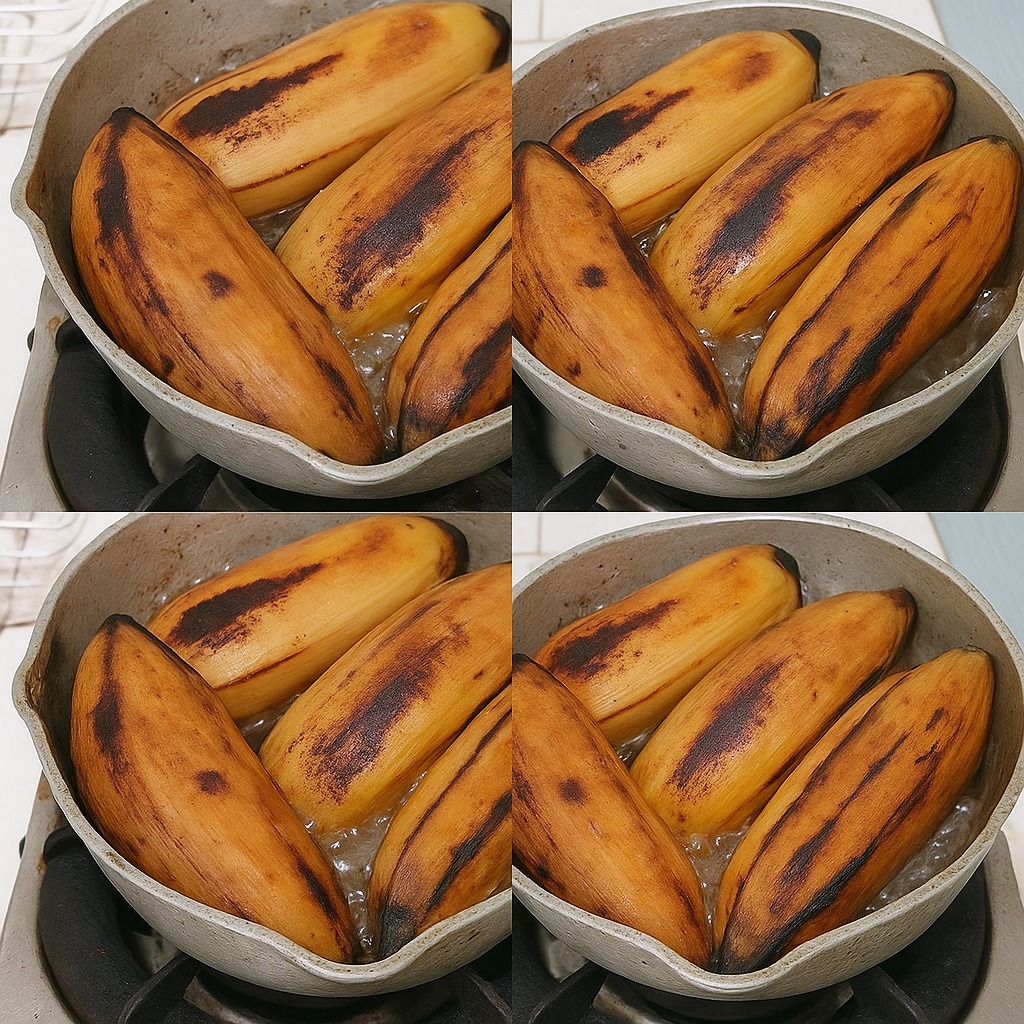 Boil 4 banana peels before sleeping: the result might surprise you