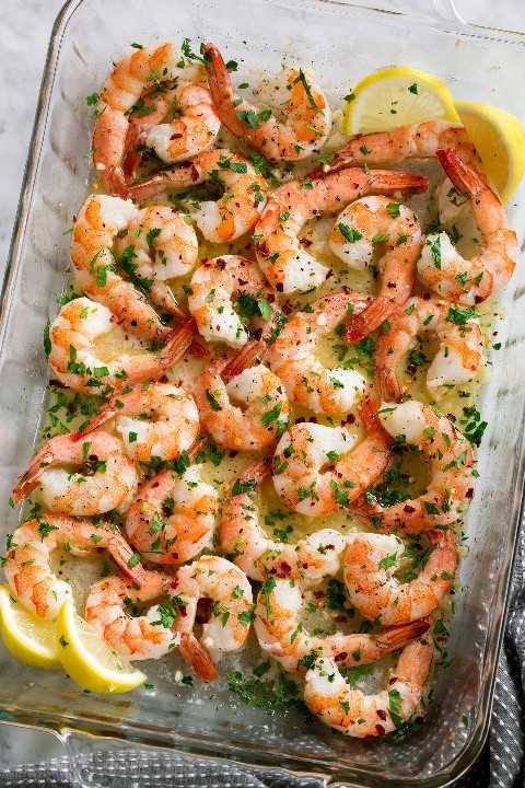 WW Baked Lemon Shrimp