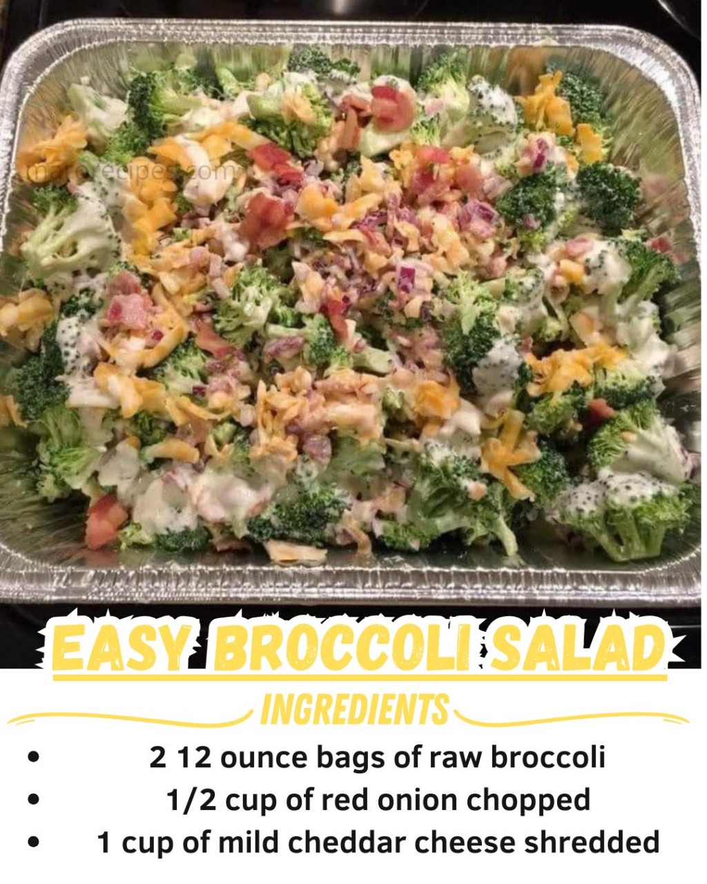 Delicious Amish Broccoli Salad Recipe