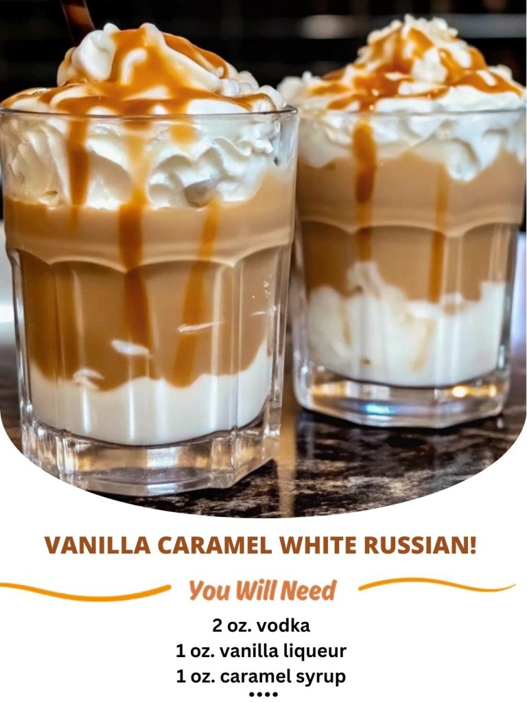 Vanilla Caramel White Russian!