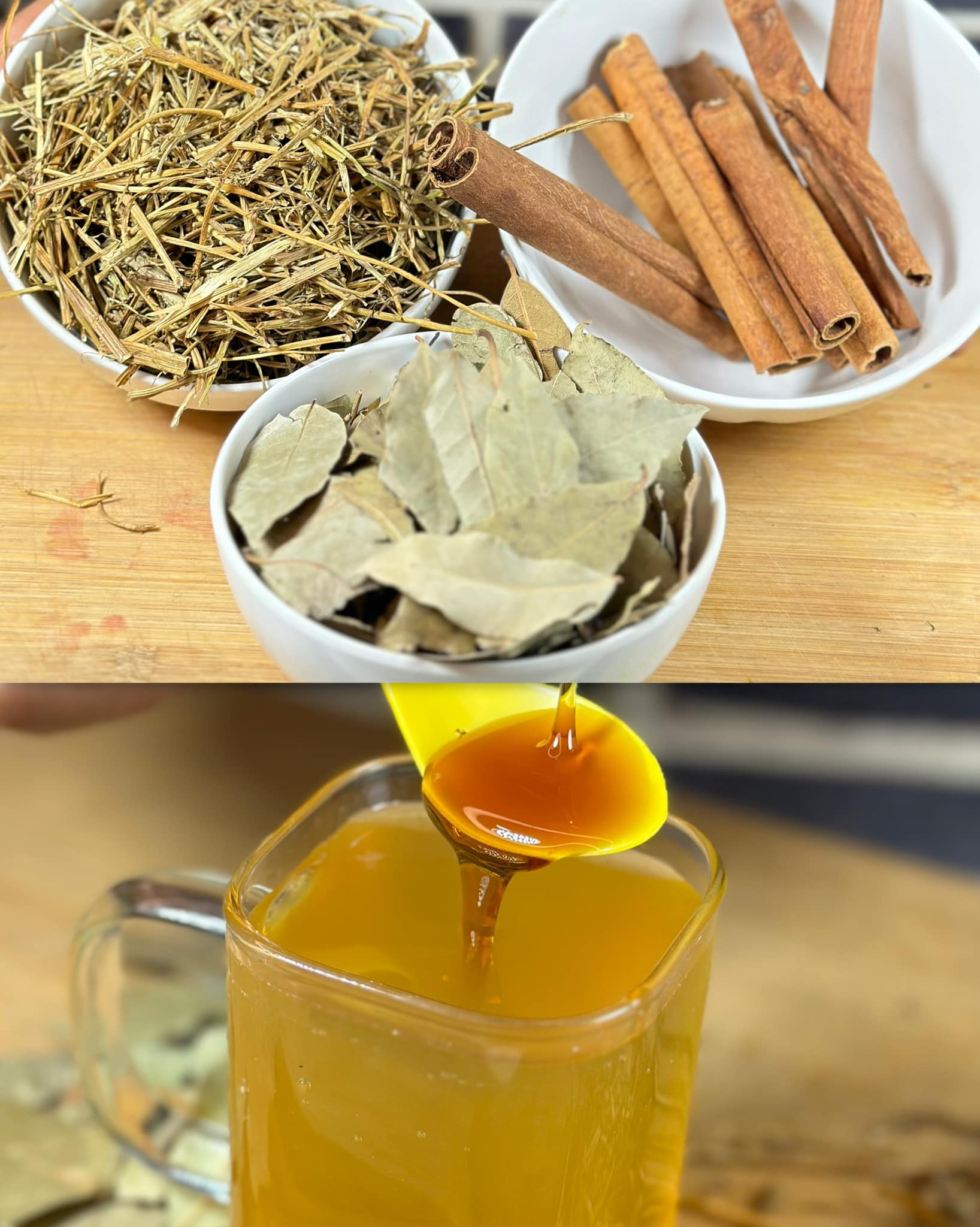 Relaxing Infusion of Cinnamon, Laurel and Chamomile for Stress and Insomnia