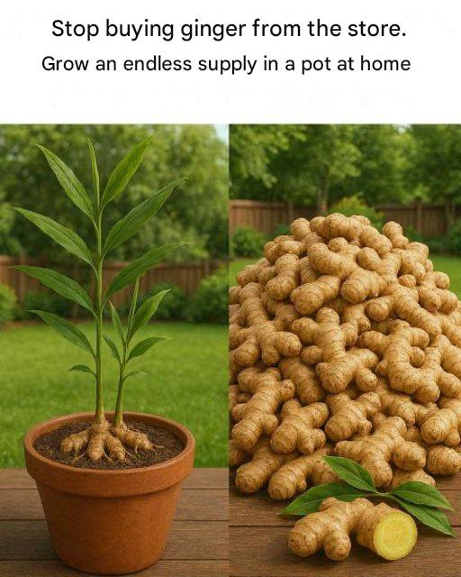 Stop buying ginger in the store. Grow an infinite supply in a pot at home.