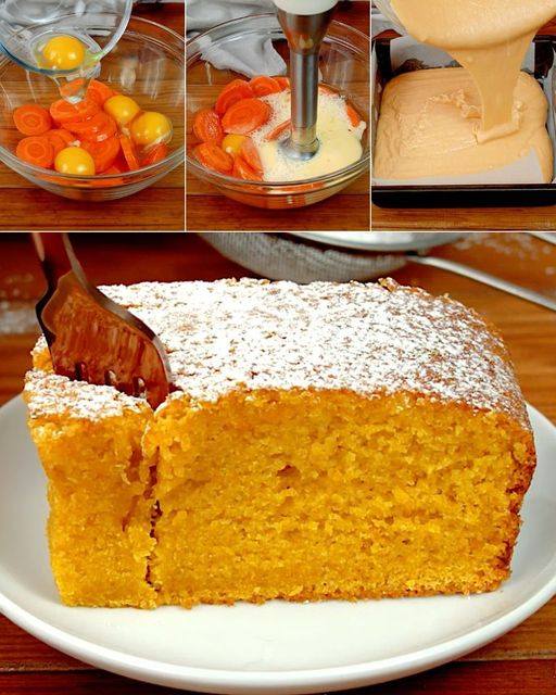 Blender Carrot Cake