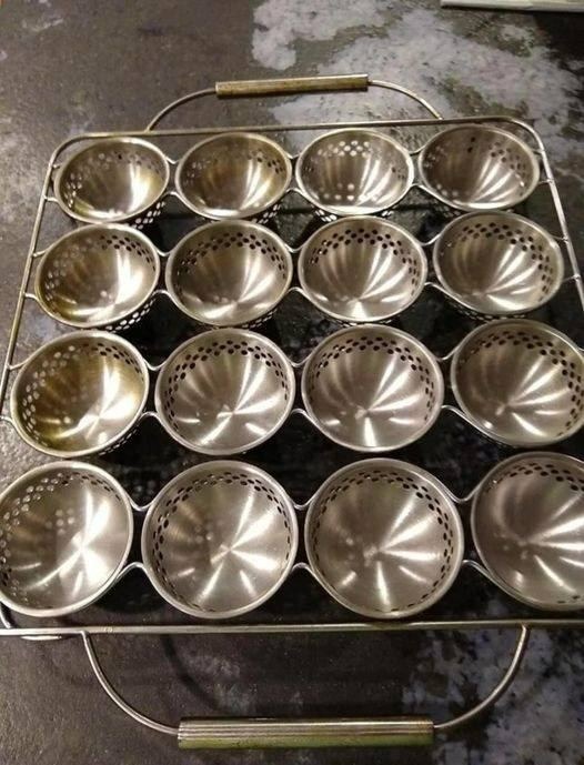 “Found in the kitchen of a new house: a rack the size of a standard oven. Any ideas?”