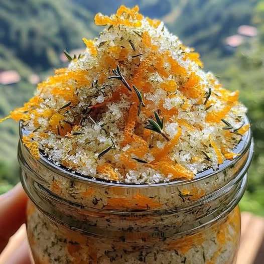 Herb salt with rosemary, orange and thyme advice | April 30, 2025