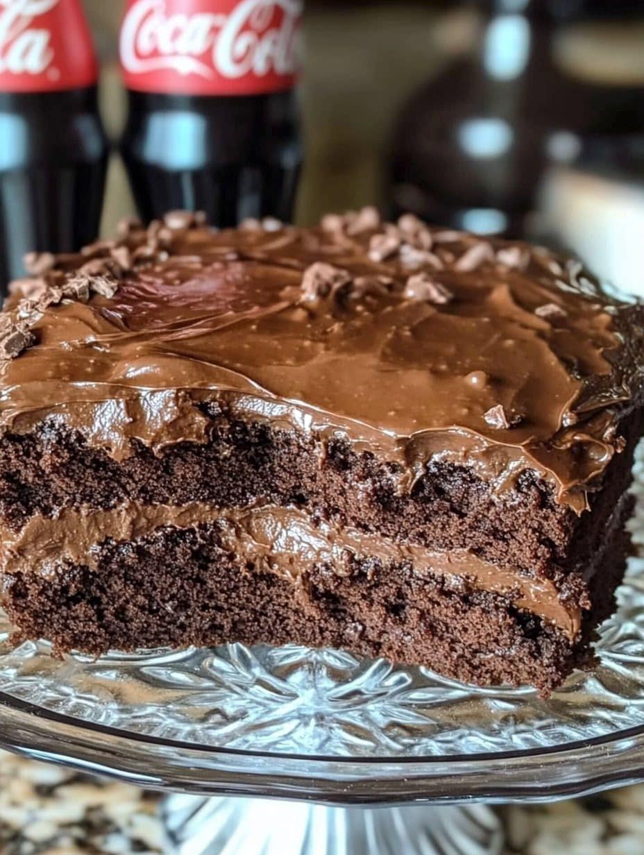 Double Chocolate Coca-Cola Cake