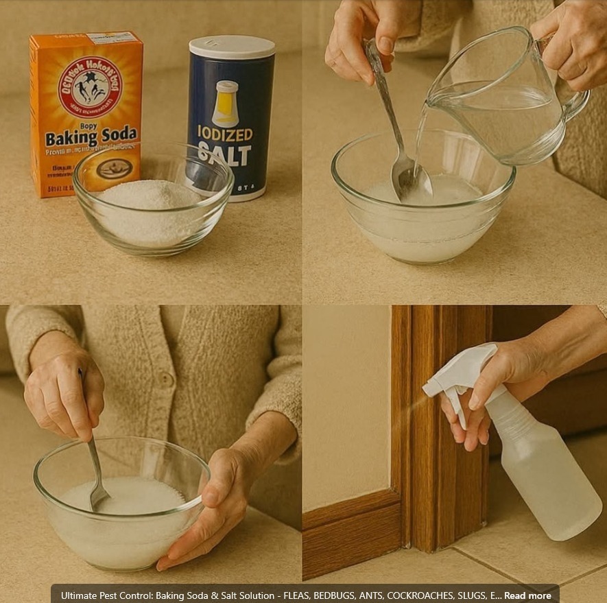 “The Natural Pest Killer: How Baking Soda and Salt Can Eliminate Fleas, Roaches, Ants & More”