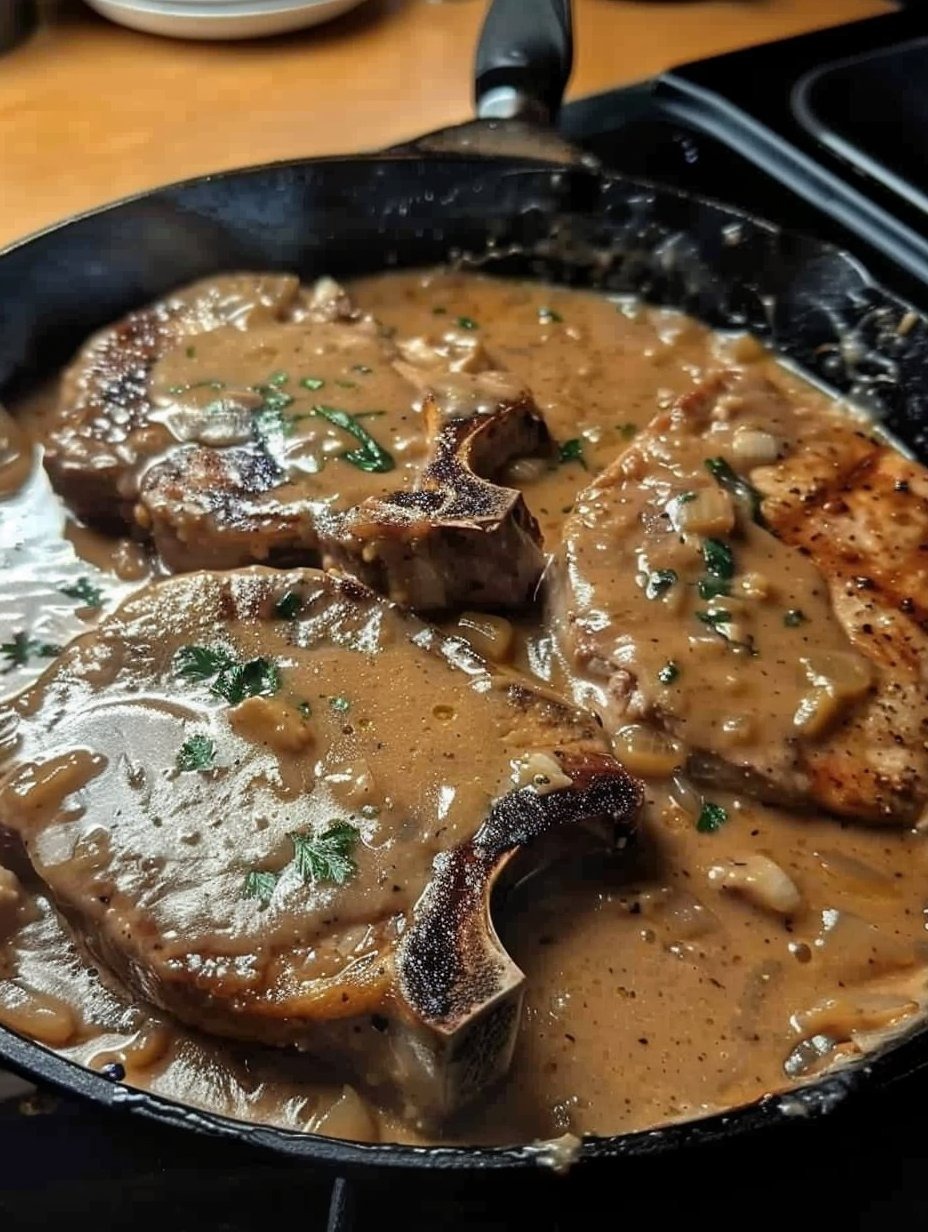 Smothered pork chops Recipes