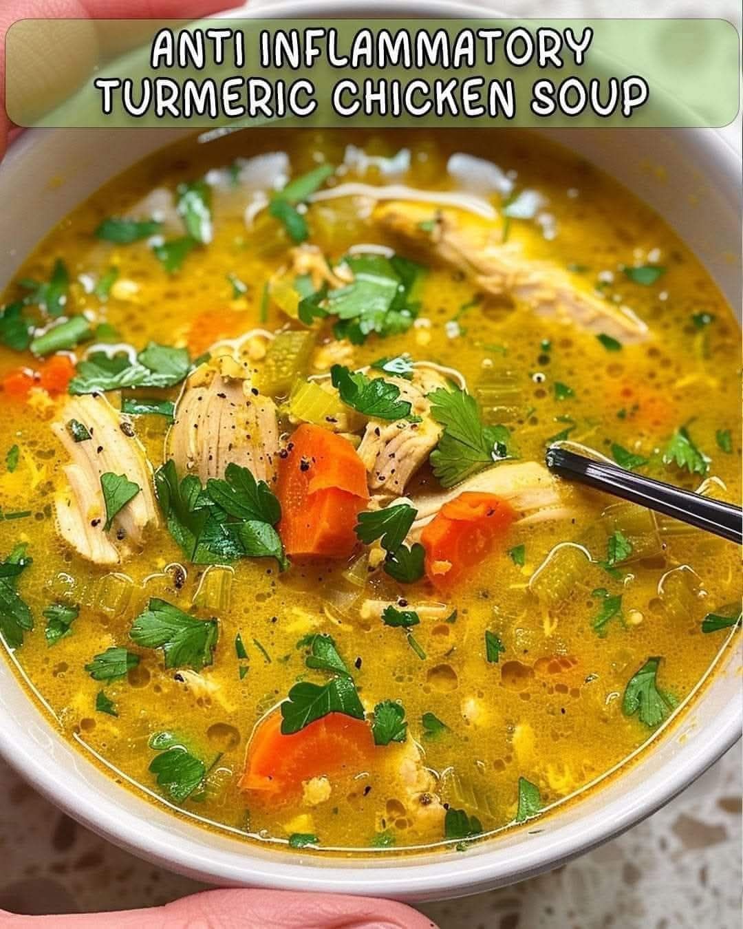 Anti-Inflammatory Turmeric Chicken Soup