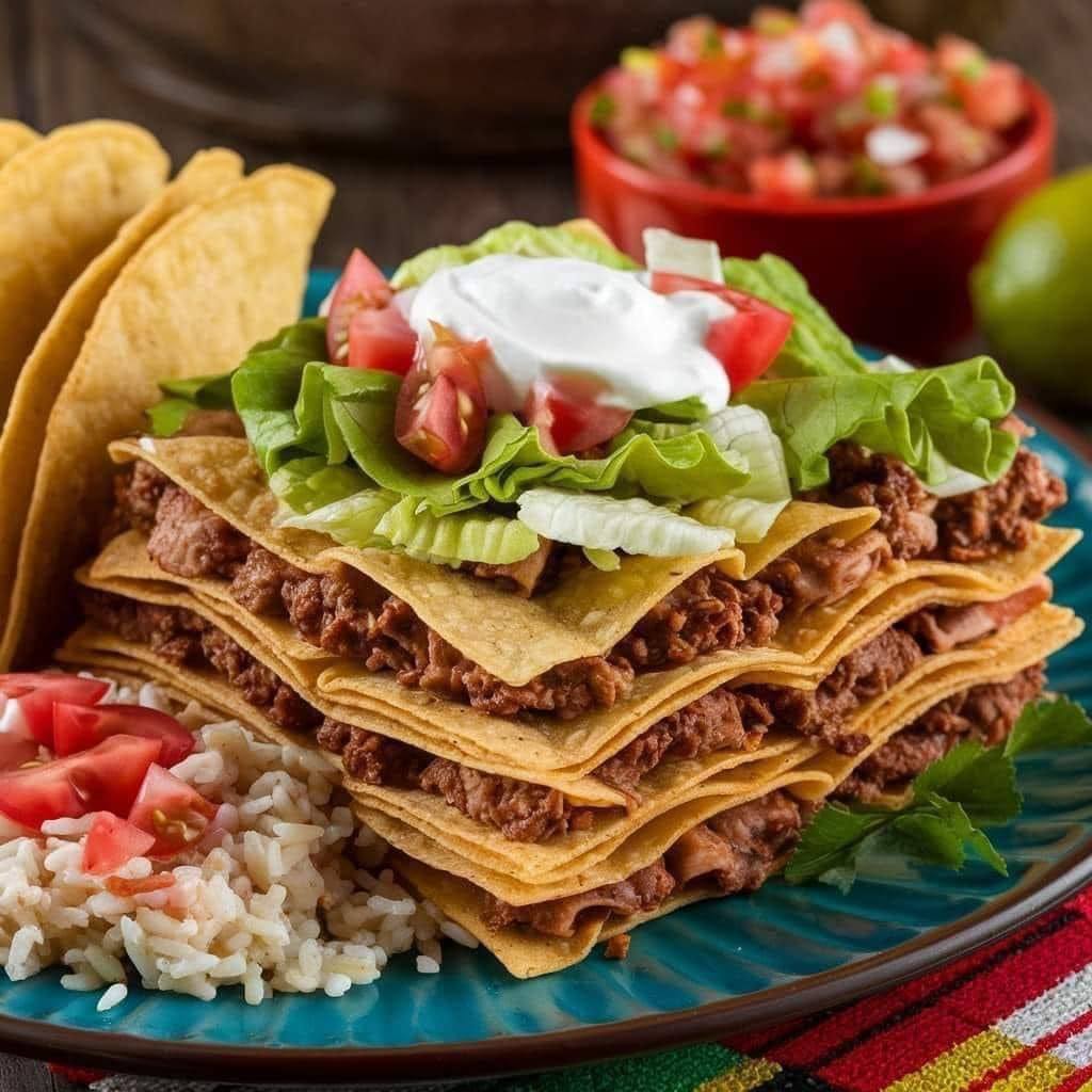 Mexican-Style Taco Lasagna