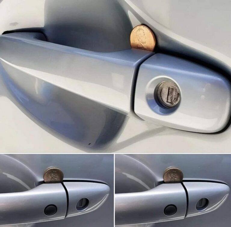 If you find a coin on your car, it could mean a risk
