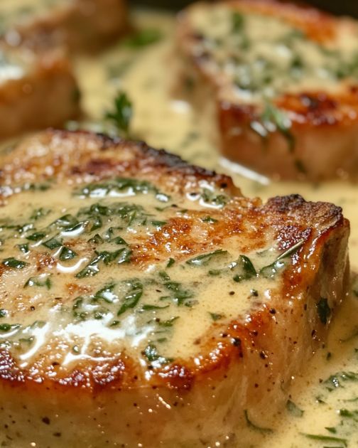 Slow Cooker Creamy Ranch Pork Chops