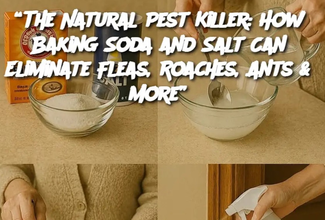 “The Natural Pest Killer: How Baking Soda and Salt Can Eliminate Fleas, Roaches, Ants & More”