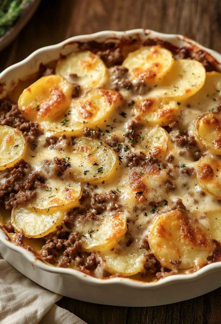 Hamburger Potato Casserole
