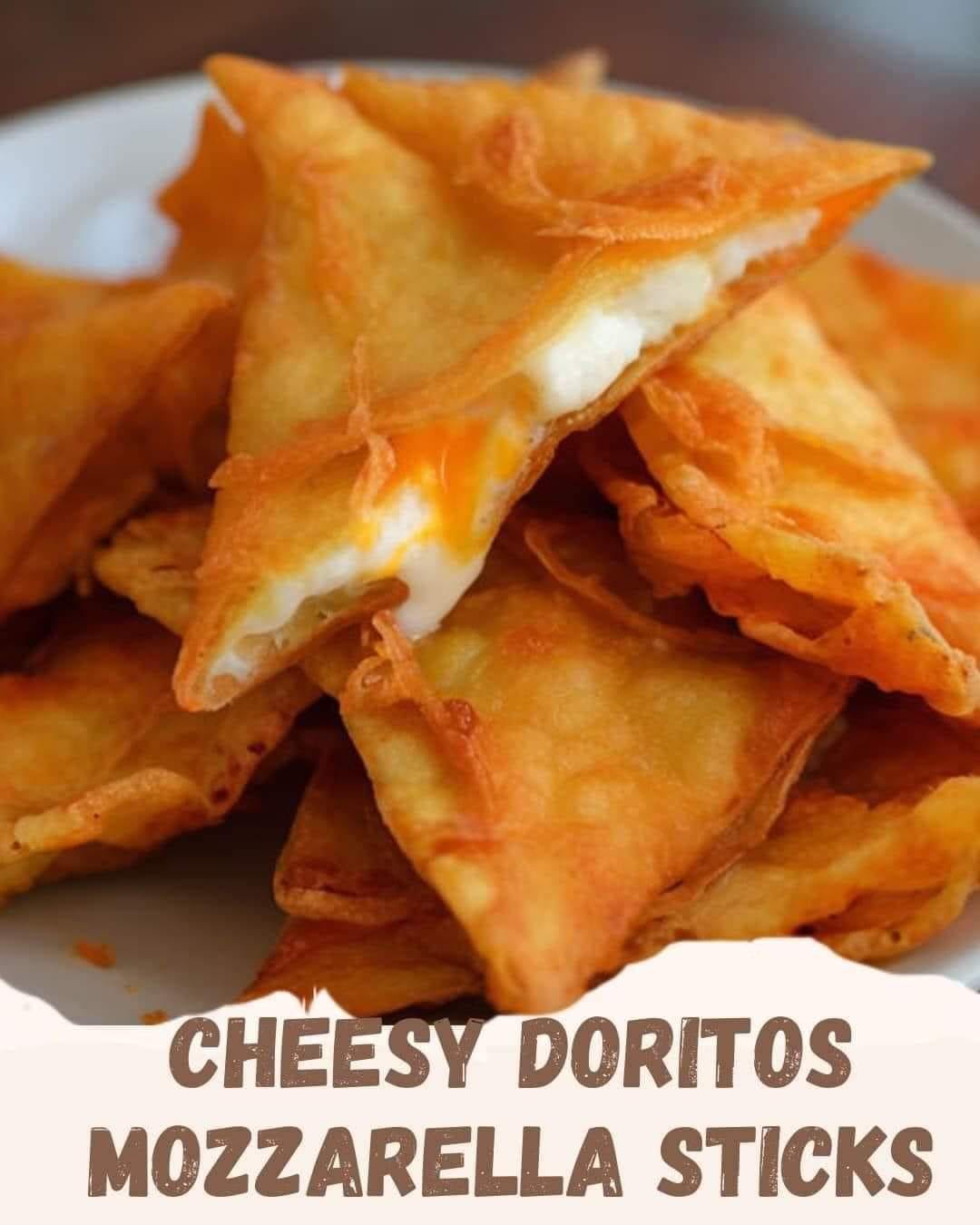 Cheesy Doritos Mozzarella Sticks