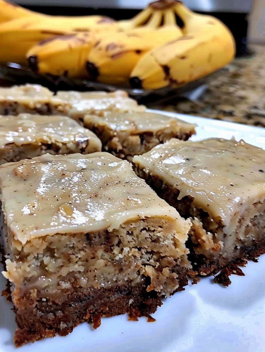 Banana Brownies Cake