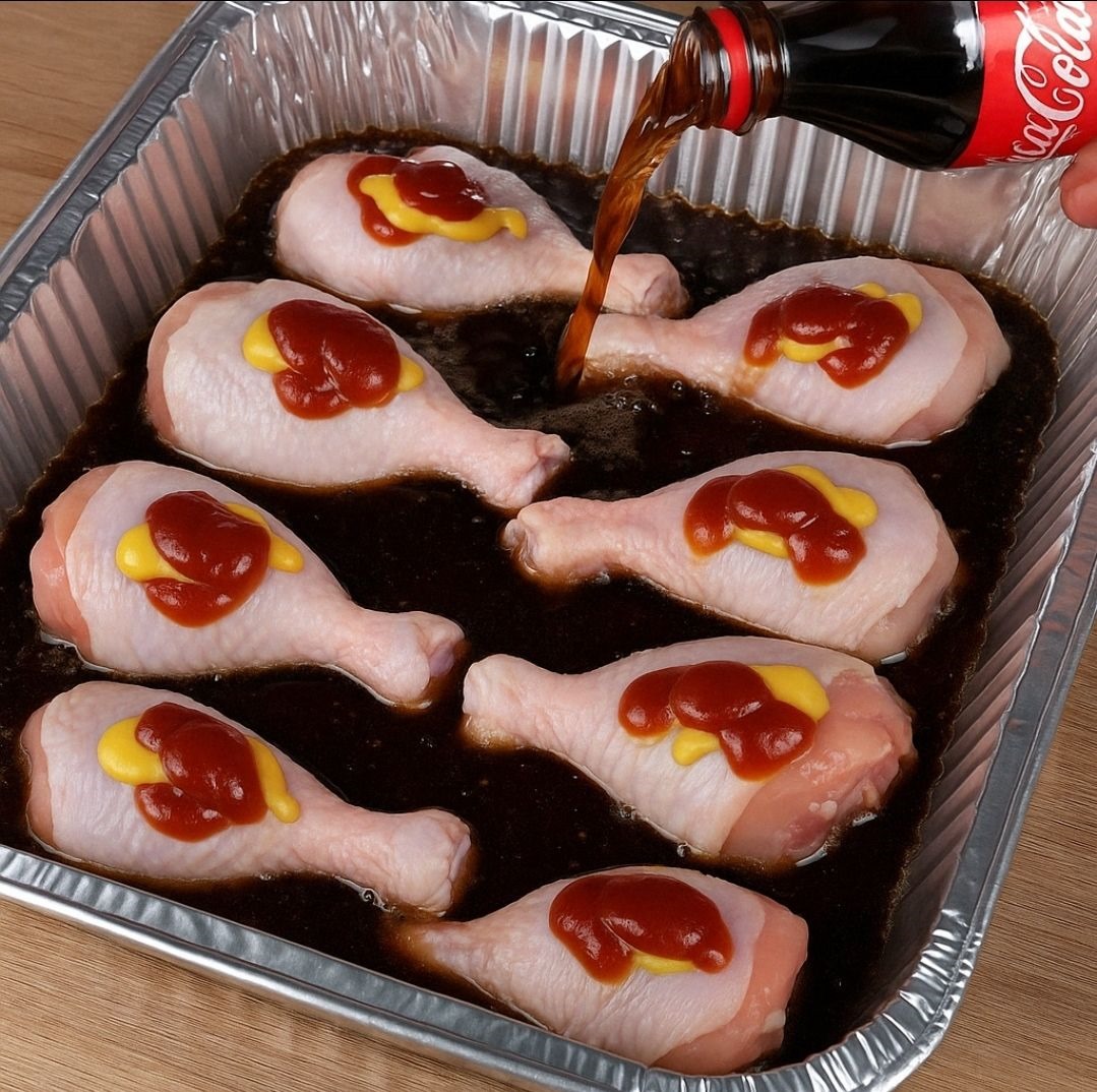 Chicken Drumsticks with Coke