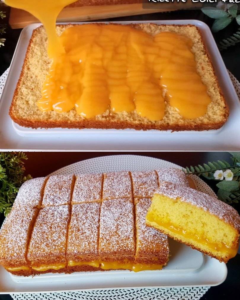 Orange Cake with Orange Cream