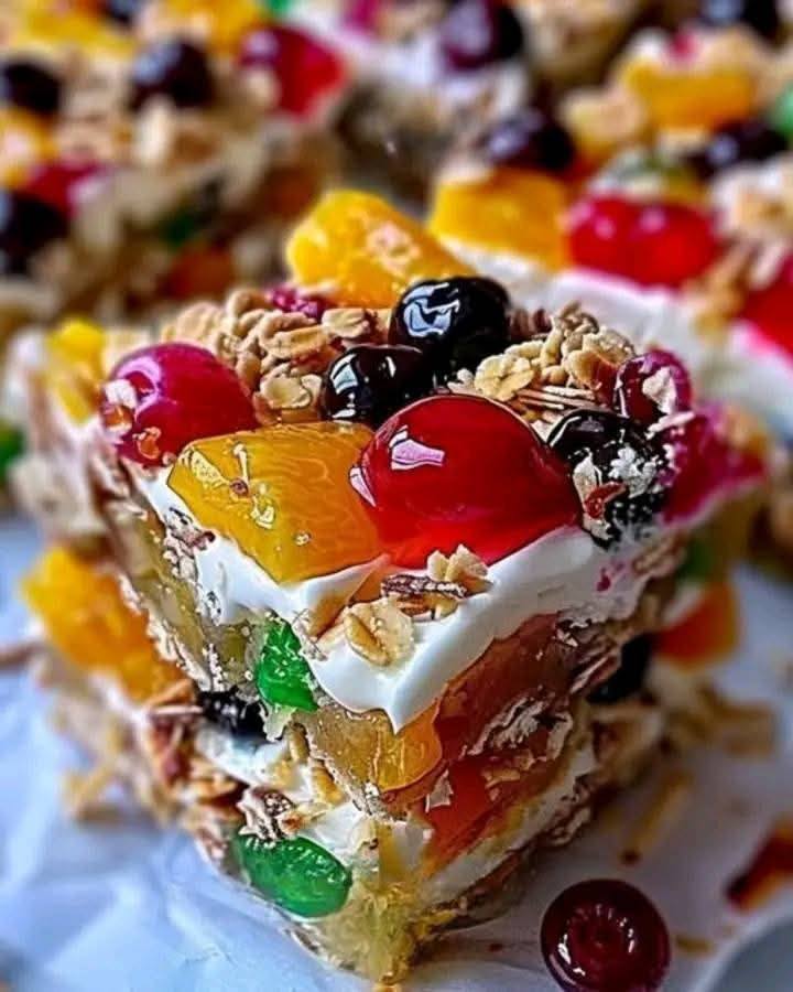 FRUIT CAKE 7-LAYER BARS