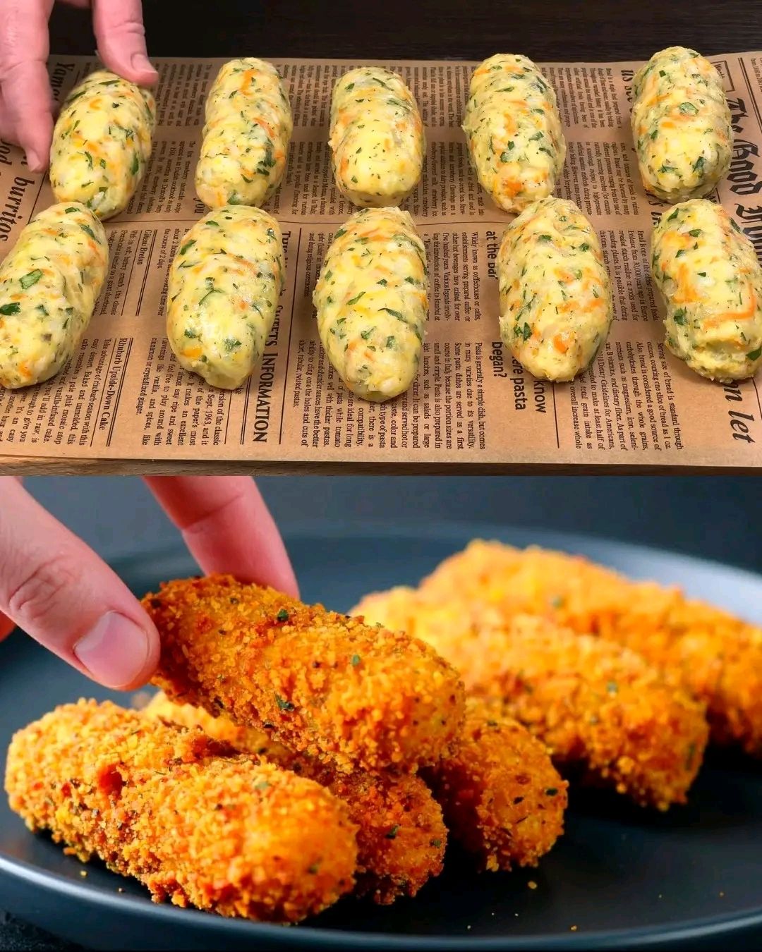 Rice and Potato Patties with Avocado-Yogurt Sauce