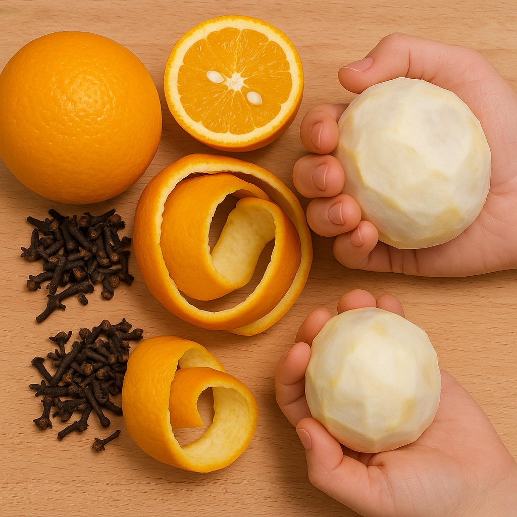 Boiling orange peels with cloves: A Traditional Practice from Our Grandmothers
