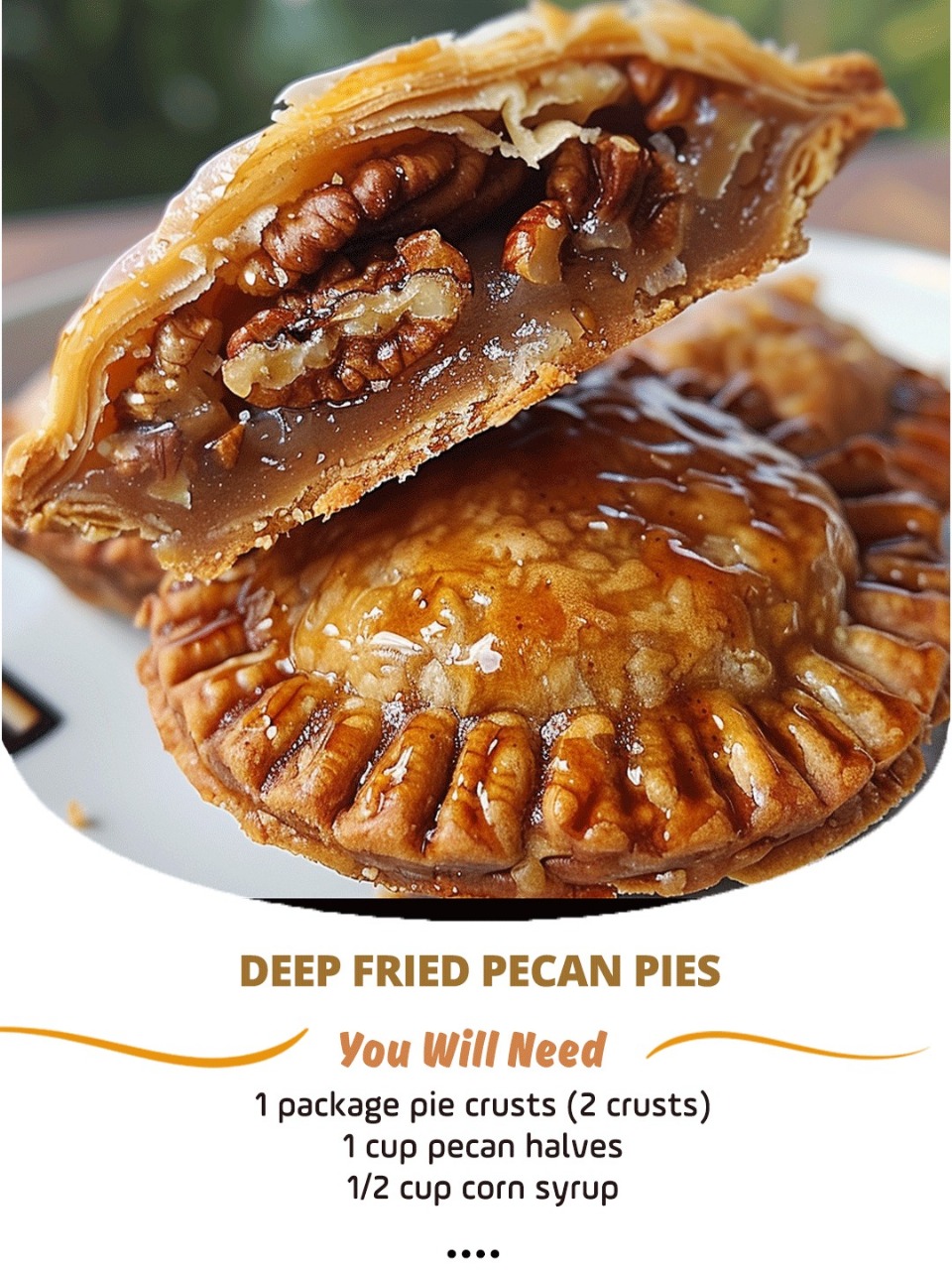 Deep Fried Pecan Pies