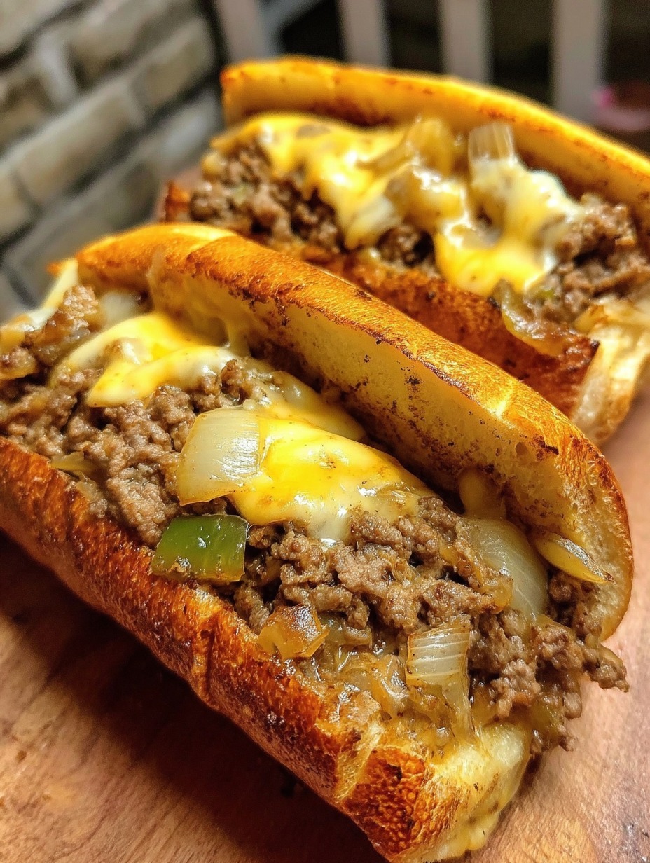 Philly Cheesesteak Sloppy Joes