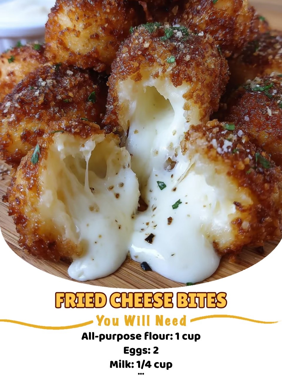 Easy Fried Cheese Bites