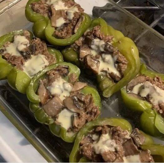 Philly Cheesesteak Stuffed Peppers