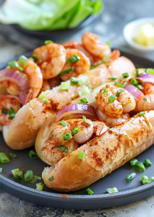 Old Bay Shrimp Rolls