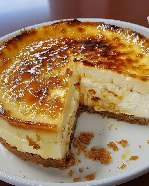 Decadent Crème Brûlée Cheesecake