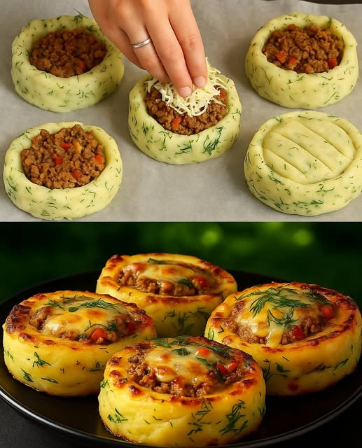 Stuffed Mashed Potato Nests: The Ultimate Comfort Food Delight